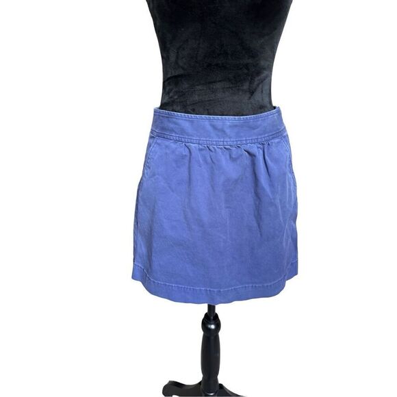 J. Crew navy mini skirt size 2 - Picture 1 of 4